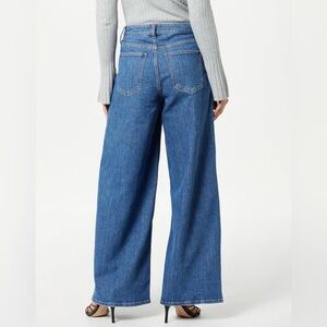 Wide-Leg High Waist Jeans, Women's NEW Blue size 32 waist or 14 Barrell Leg